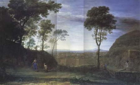 Claude Lorrain Landscape with Christ and the Magdalen (mk17)